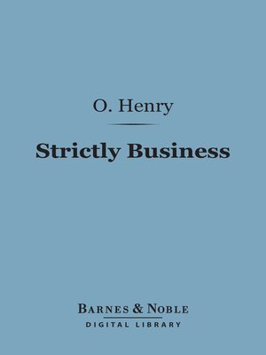 cover image of Strictly Business (Barnes & Noble Digital Library)
